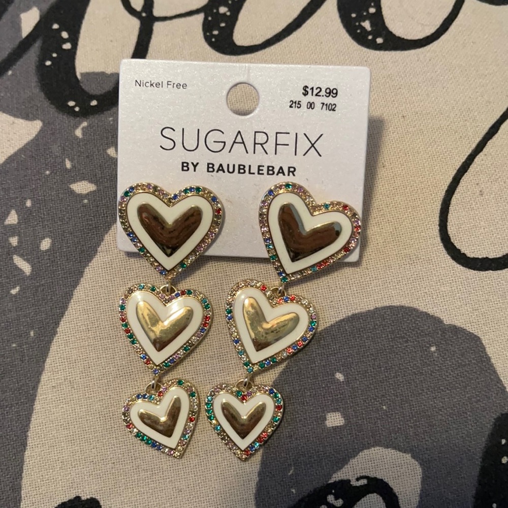 SUGARFIX by Baublebar heart earrings